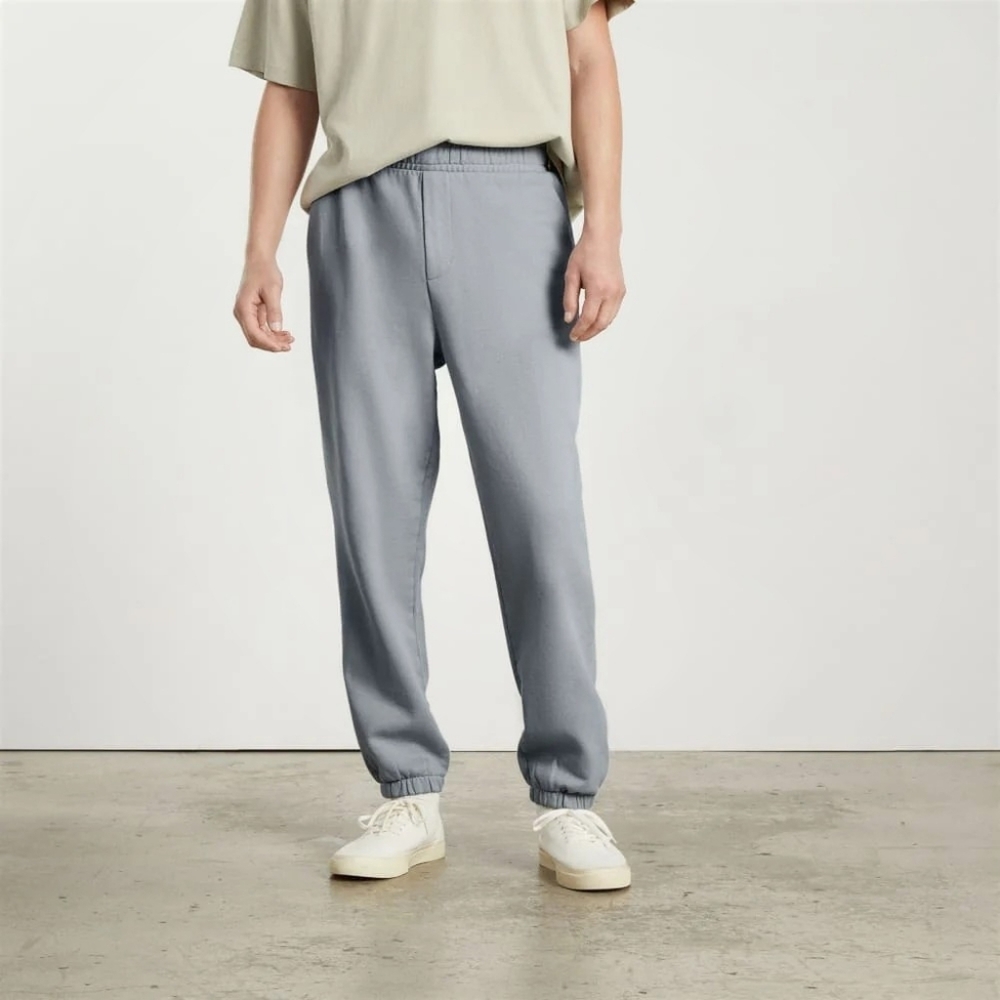 Everlane Track Pant Organic Cotton Swewtpants Size Medium Grey